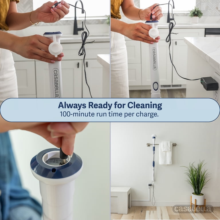 Casabella Power Spin Scrubber, Electric Cordless Brush photo 7