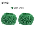 thumbnail image 3 of Uxcell 82ft Jute Twine 0.04inch 3 Ply Natural String for DIY Crafts Green 2Pack, 3 of 7