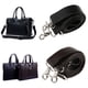 thumbnail image 4 of Bolso bandolera de cuero negro para hombre, accesorio, asa, correas, 150 cm SM SunniMix Bolso de los hombres, 4 of 8