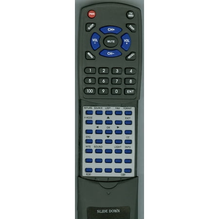 Replacement Remote for Coby RC-057 TFTV3925 LEDTV2226 LEDTV2426 LEDTV5526 TFTV2325 LEDTV3226 TFTV3229 TFTV2225 TFTV5528 LEDTV3246 TFTV4208