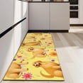 thumbnail image 4 of Golden Retrievers and Pioneer Flower Kitchen Rug Mat,Kitchen Runner Rugs Non Skid Washable,Decorative Kitchen Floor Mats for Kitchen,Sink,Laundry,17"X47", 4 of 5