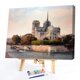 thumbnail image 1 of DIY pintura al óleo por números Notre Dame de Paris cuadro pintado a mano Kit de decoración del hogar Likrtyny decoración de arte, 1 of 9
