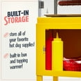 thumbnail image 4 of Nostalgia Oscar Mayer Hot Dog Cooker Ferris Wheel, 6-Piece Retro Style Hotdog Toaster Cart with Bun Warmer, 4 of 7