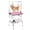 Pink, variant on QinaQin Foldable and Adjustable Pet Grooming Table - Pet Grooming Station with Handrails, Leash and Storage Shelf, Heavy-Duty Stainless Steel Frame