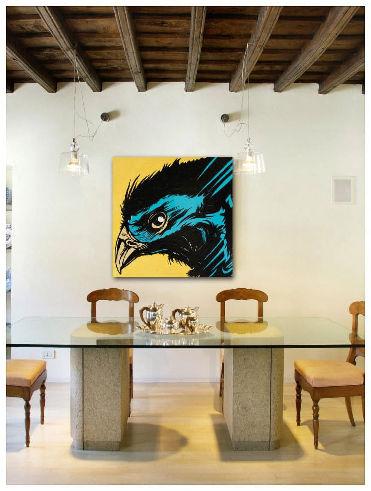 Marmont Hill "Raven 1" Print on Canvas