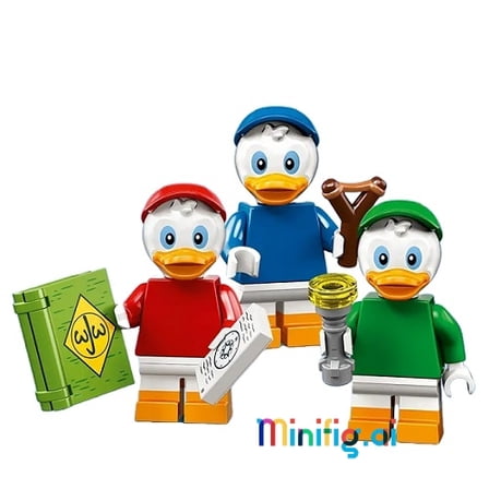 LEGO Disney Series 2 Huey Dewey and Louie Minifigures From Set 71024