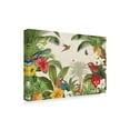 thumbnail image 2 of Trademark Fine Art 'Parrot Paradise I' Canvas Art by Katie Pertiet, 2 of 3