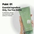 thumbnail image 3 of Limpiador facial FARMSTAY Tea Tree Biome, calmante de bajo pH, 3 of 5