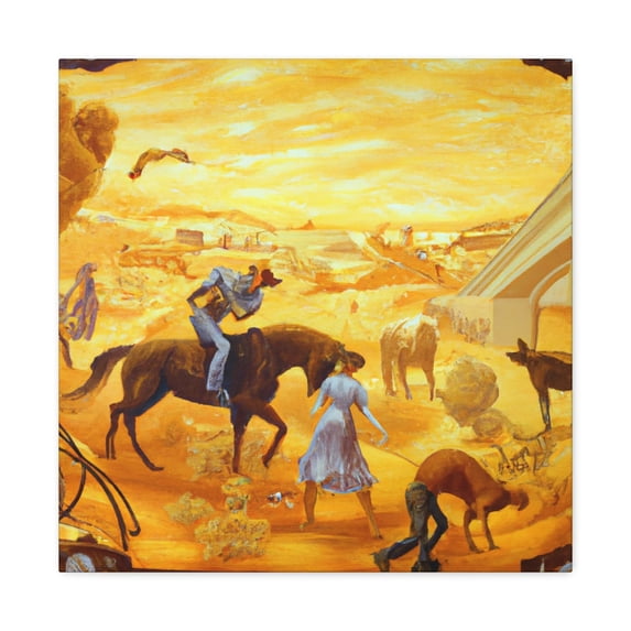 Cattle Ranch Splendor - Canvas