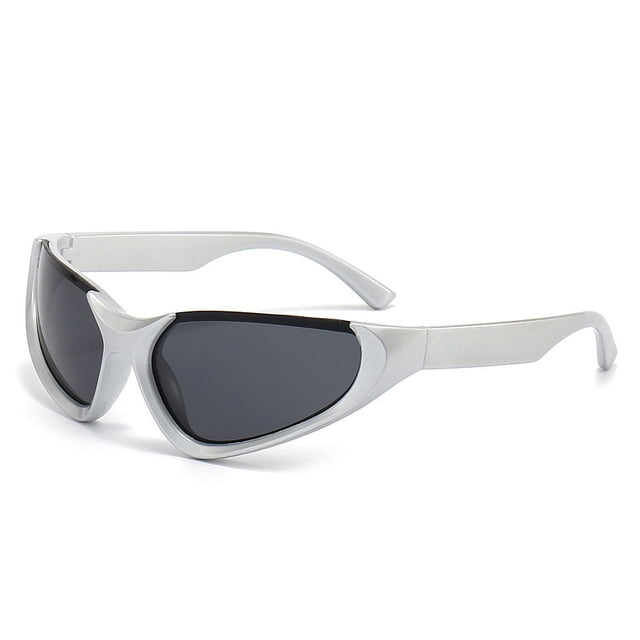 Gafas de sol de media montura para fiesta, modernas y modernas, estilo punk, para hombres y mujeres, gafas para deportes al aire libre y equitación