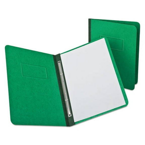 Heavyweight Pressguard And Pressboard Report Cover W/reinforced Side Hinge, 2-Prong Fastener, 3" Cap, 8.5 X 11, Light Green | Bundle of 2 Each