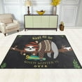 thumbnail image 3 of Coolnut Cute Baby Sloth Sleeping on Tree Non Slip Area Rugs, Floor Mats for Living Room Bedroom Kids Room Entrance Home Decoration, 63"x 48", 3 of 6