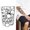 A, variant on ActiveGlam 15 Days Waterproof Tattoo Sticker Japanese Traditional Tatt Arm Half GXau W69C Y7V8