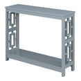thumbnail image 3 of Convenience Concepts Town Square Console Table, Gray, 3 of 7