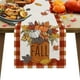 thumbnail image 4 of Mantel individual con diseño de hoja de arce, calabaza y pavo para el Día de Acción de Gracias, decoración para fiestas, 33 x 183 cm (13 x 72 pulgadas)., 4 of 6
