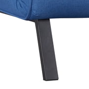 Gewnee 26” 4-in-1 Foldable Sofa Bed Chair - Metal Frame Foam Filled Polyester for Guest Room, Small Apartment, Home Office,Blue