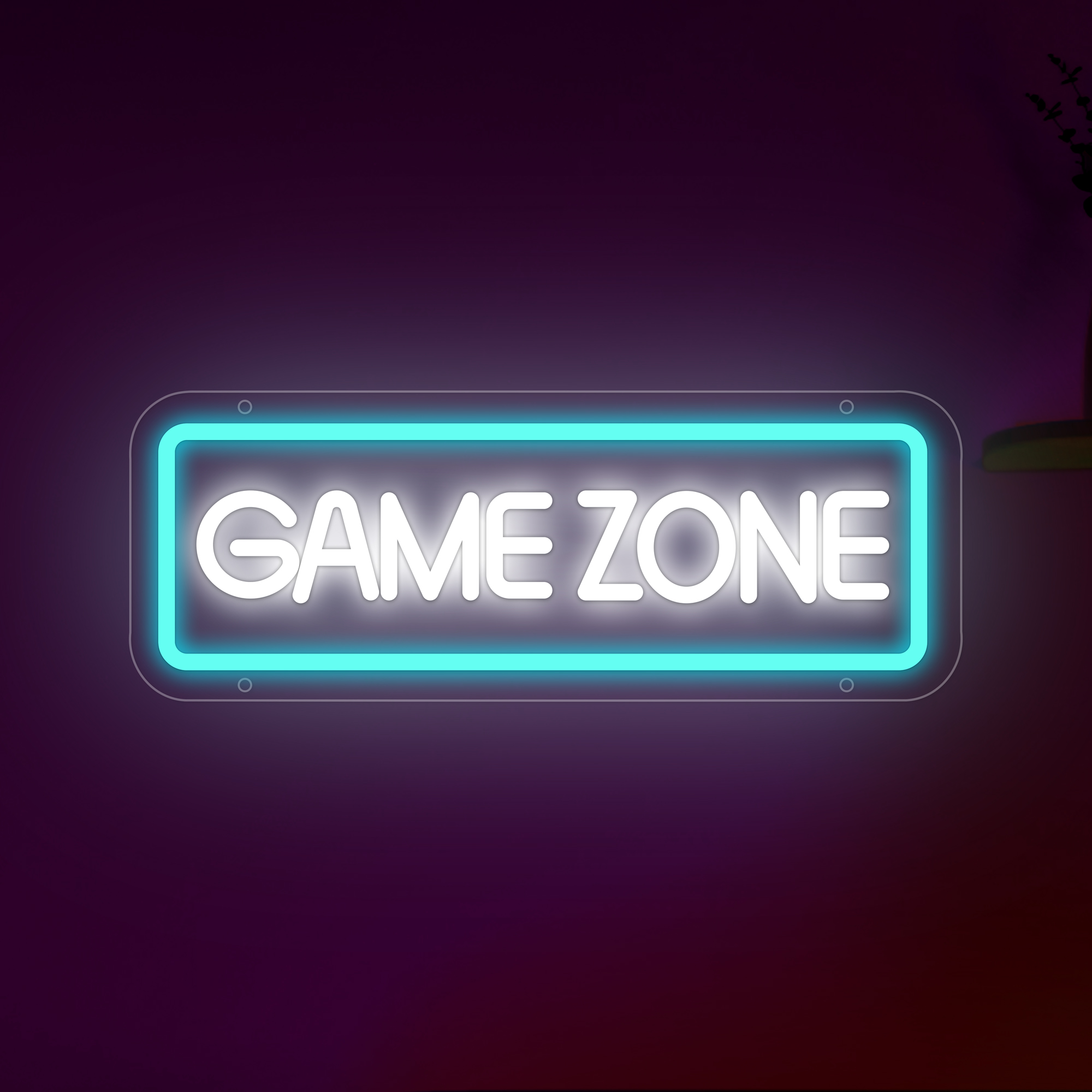 Game Zone Neon Sign, Game Zone Led Signs for Wall Decor, Dimmable Neon Light Sign for Bedroom, Play Room, Kids Room, Bar Decoration, USB Powered Light Up Neon Signs for Party Decor