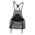 thumbnail image 2 of Abbracc Garden Apron with Pockets Adjustable Shoulder Strap Gardening Apron for Kitchen Gray, 2 of 9