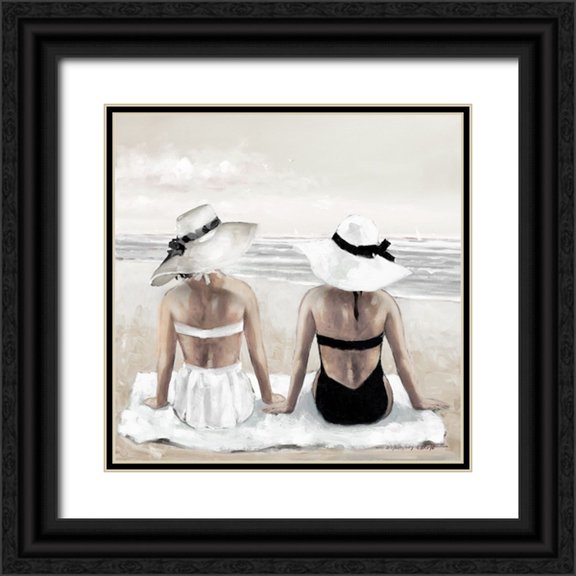 Orme, E. Anthony 12x12 Black Ornate Wood Framed with Double Matting Museum Art Print Titled - Soaking Up Sun