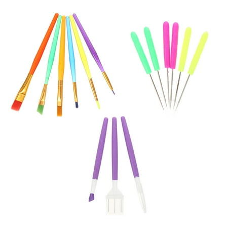 

1 Set/15pcs Useful DIY Cake Carving Pens Set Plastic Fondant Carving Tools