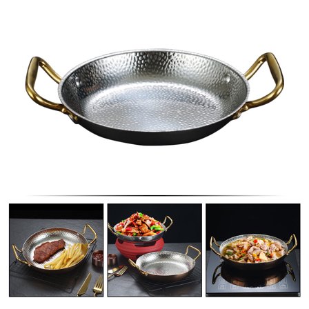 CTIRCHIU Steel Pan Stainless Steel Silver 1Pack