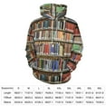 thumbnail image 2 of Library Bookshelf Oversized Hoodies for Women Pullover Womens Clothes with Pocket Mens Ultimate Pullover Hoodie Sweatshirt S-6XL, 2 of 8