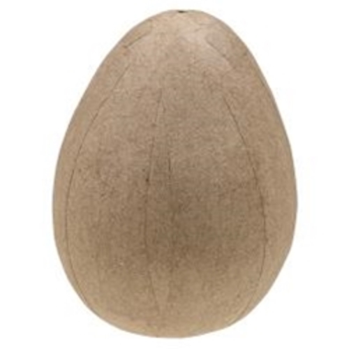Papier Mache Egg, 4x2.5