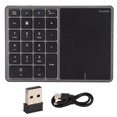 thumbnail image 2 of Numeric Keypad with Touchpad, 2 in 1 22 Keys 2.4G Touchpad  4.2 Number Pad, Type C Charging 500mAh Accounting Keyboard, for Laptop, PC, Desktop, Study, Work, 2 of 7