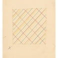 thumbnail image 2 of Winold Reiss 12x13 Black Ornate Wood Framed Double Matted Museum Art Print Titled: Miscellaneous Small Sketches for Inlaid Table Tops.) (Design with Lined Grid Motif (1930), 2 of 5