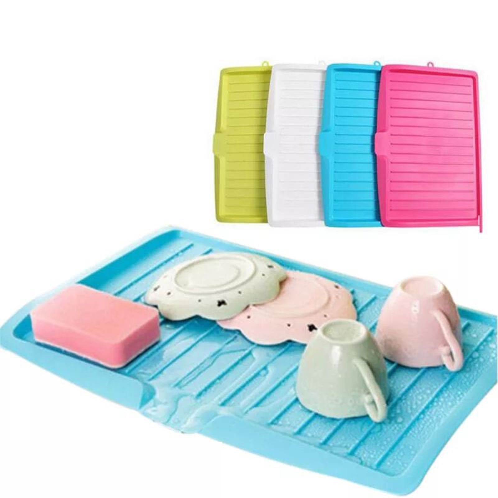 Hariumiu Kitchen Dish Drain Board Drying Rack Save Space Draining Spot