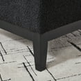 thumbnail image 7 of 33.86 Inch Wide Upholstered Storage Ottoman with Reversible Lid, Solid Wood Legs, Multi-Functional Footrest Coffee Table for Living Room Entryway Office, Black Boucle, 7 of 7