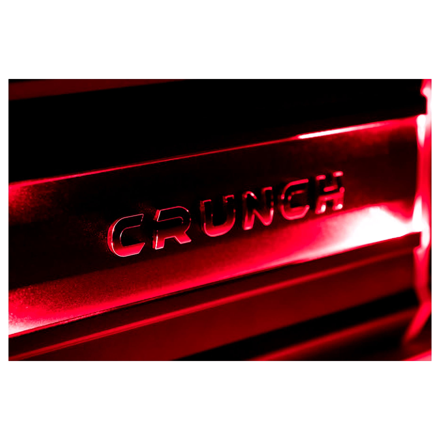 Crunch GP-2500.1 Low Noise Preamplifier Adult Vehicle Audio Amplifier, Black/Red, 6.1 lbs