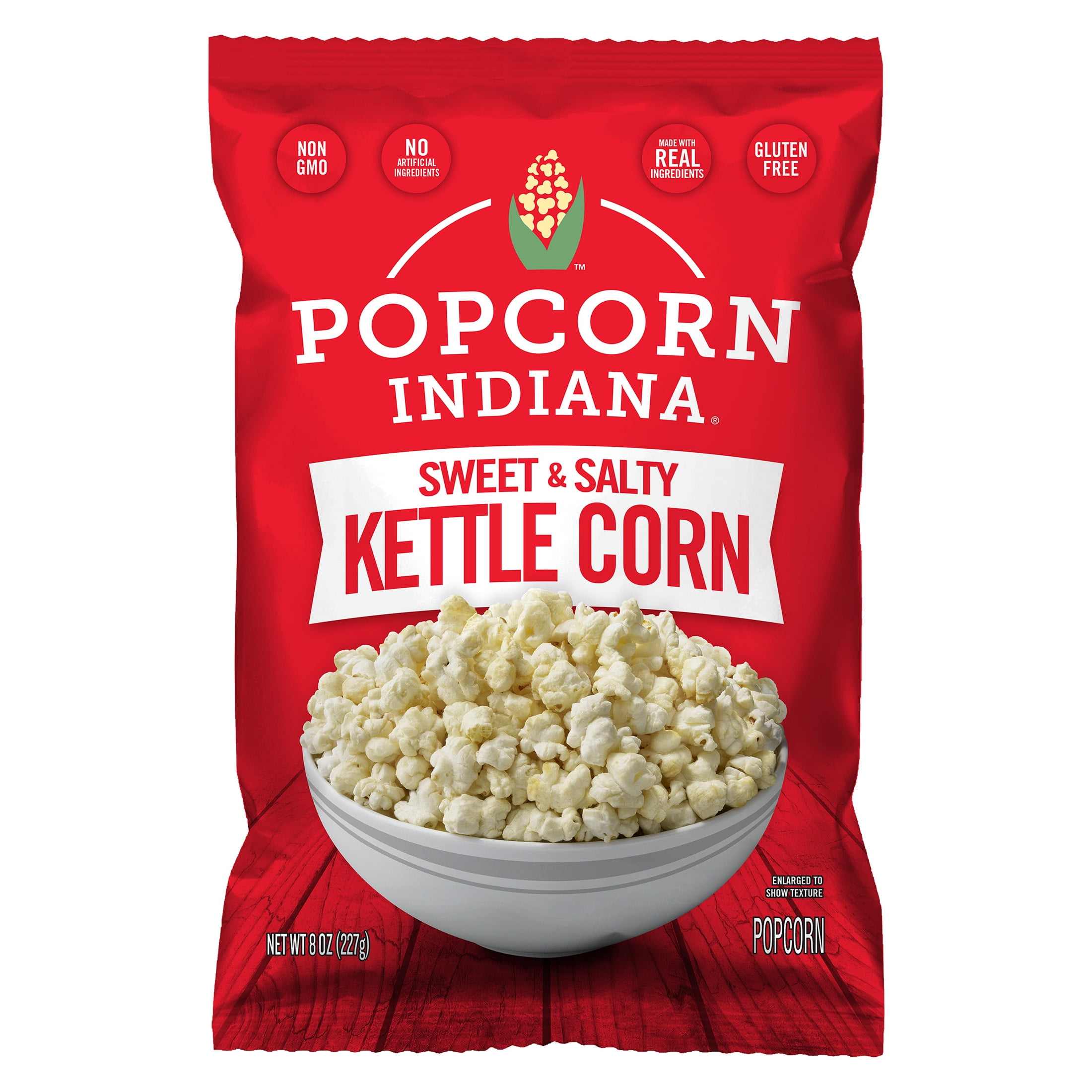 Popcorn, Indiana Kettle Corn Popcorn, 8 Oz -