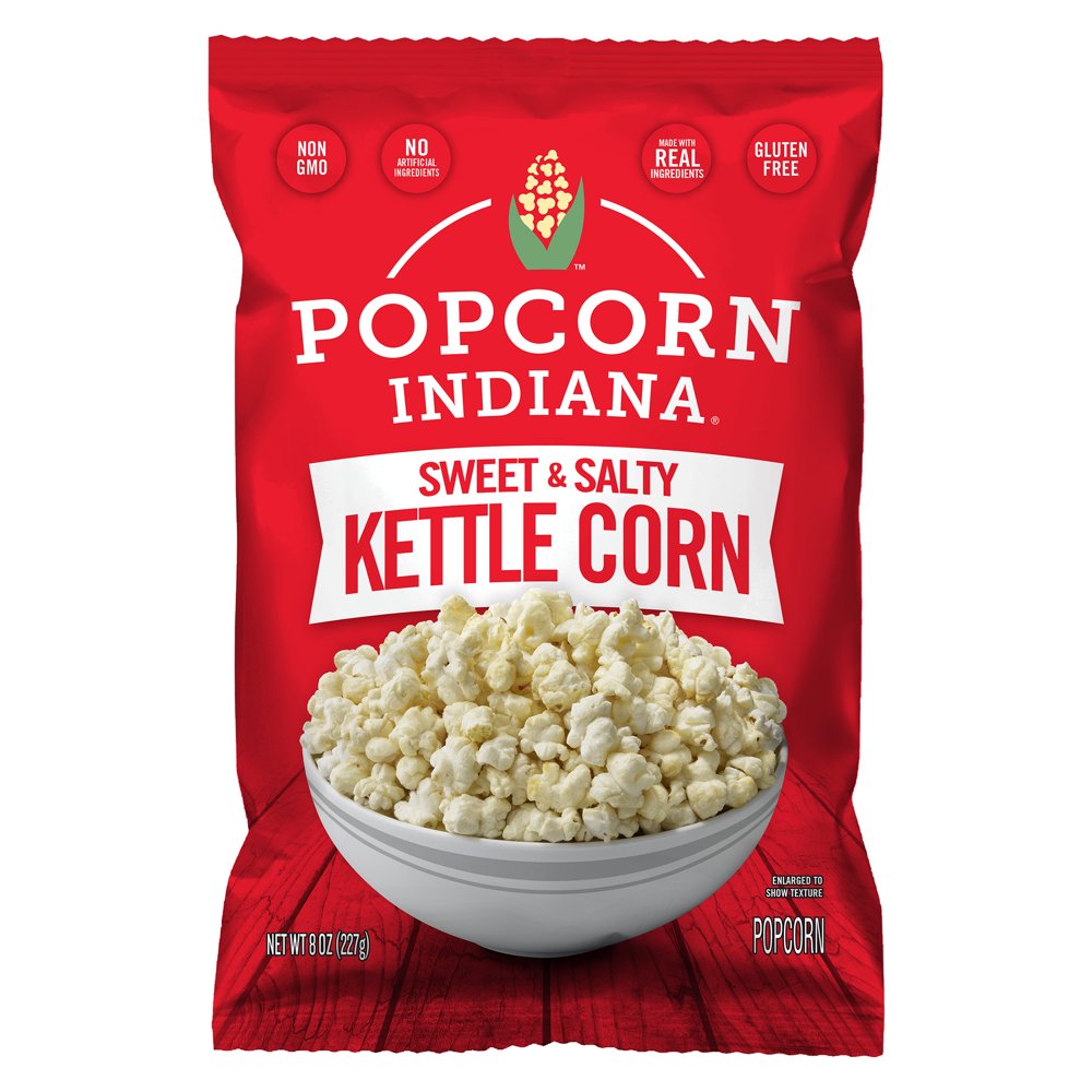 Popcorn, Indiana Kettle Corn Popcorn, 8 Oz