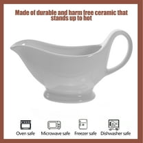 UNOMOR Thanksgiving Gravy Boat Ceramic 1Set for Home Dining