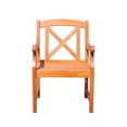 thumbnail image 2 of Vifah Malibu Outdoor Arm Chair in Natural, 2 of 2