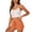 Orange, variant on Women's Floral Print Pajama Set | Sleeveless Crop Cami Top & Drawstring Shorts for Sleep & Lounge, Soft Summer Sleepwear