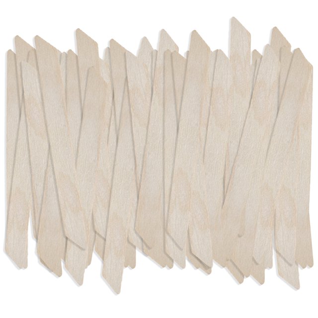 Ygjytge 50 Palillos De Madera Para Depilación, Depresor De Lengua, Espátula (Cuadrilátero S) Ygjytge Para estrenar