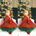 thumbnail image 4 of Enfants Bébé Filles Noël Partie Plaid Robe Tutu Jupes Robes Automne Vêtements Ensemble 2PCS, 4 of 5