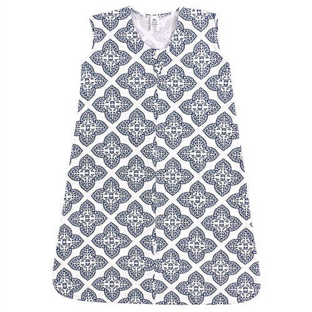 Yoga Sprout Baby Girl Sleeveless Jersey Cotton Sleeping Bag, Sack, Blanket, Ornate Clover, 12-18 Months