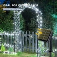 thumbnail image 7 of GooingTop Solar String Lights Oudoor Waterproof, 2 Pack Each 39.4 Ft 100 LED Christmas Fairy Lights with 8 Lighting Modes for Garden Patio Home Yard Tree Party(Cool White), 7 of 7