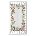 thumbnail image 3 of Sweet Jojo Designs Vintage Floral Pink Green and Yellow Photo Op Fitted Crib Sheet, 3 of 4