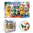 thumbnail image 2 of Puzzle Miniwan Christmas Dogs, 500 piezas, 2 of 7