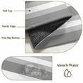 thumbnail image 6 of 5'x8' Area Rugs, Grey Stripe Indoor Outdoor Area Rug for Living Room Bedroom, Minimalist Farmhouse Striped Washable Bathroom Rugs Kitchen Floor Carpet Mats Home Decor Aesthetic, 6 of 8