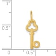 thumbnail image 2 of Pendentif Breloque Collier Monogramme Prénom Initiale Lettre O Délicat en Or Jaune 14k, 2 of 6
