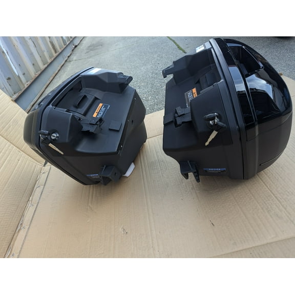 Black Improved 38L saddlebags Paniers for Kawasaki Versys 650 1000LT Ninja H2