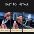 thumbnail image 6 of Portable Waterless Car Diffuser/Air Freshener, Smart Car Air Freshener Three Scent Levels, Essential Oil Car Diffuser, Air Freshener Cars Vent Clips, for Men Gifts (Green), 6 of 7