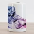 thumbnail image 2 of Abstract Ceramic Toothbrush Holder, Surreal Art Colorful Smoke Flow Swirl Contemporary Print, Decorative Versatile Countertop for Bathroom, 4.5" X 2.7", Fuchsia Blue, by Ambesonne, 2 of 4