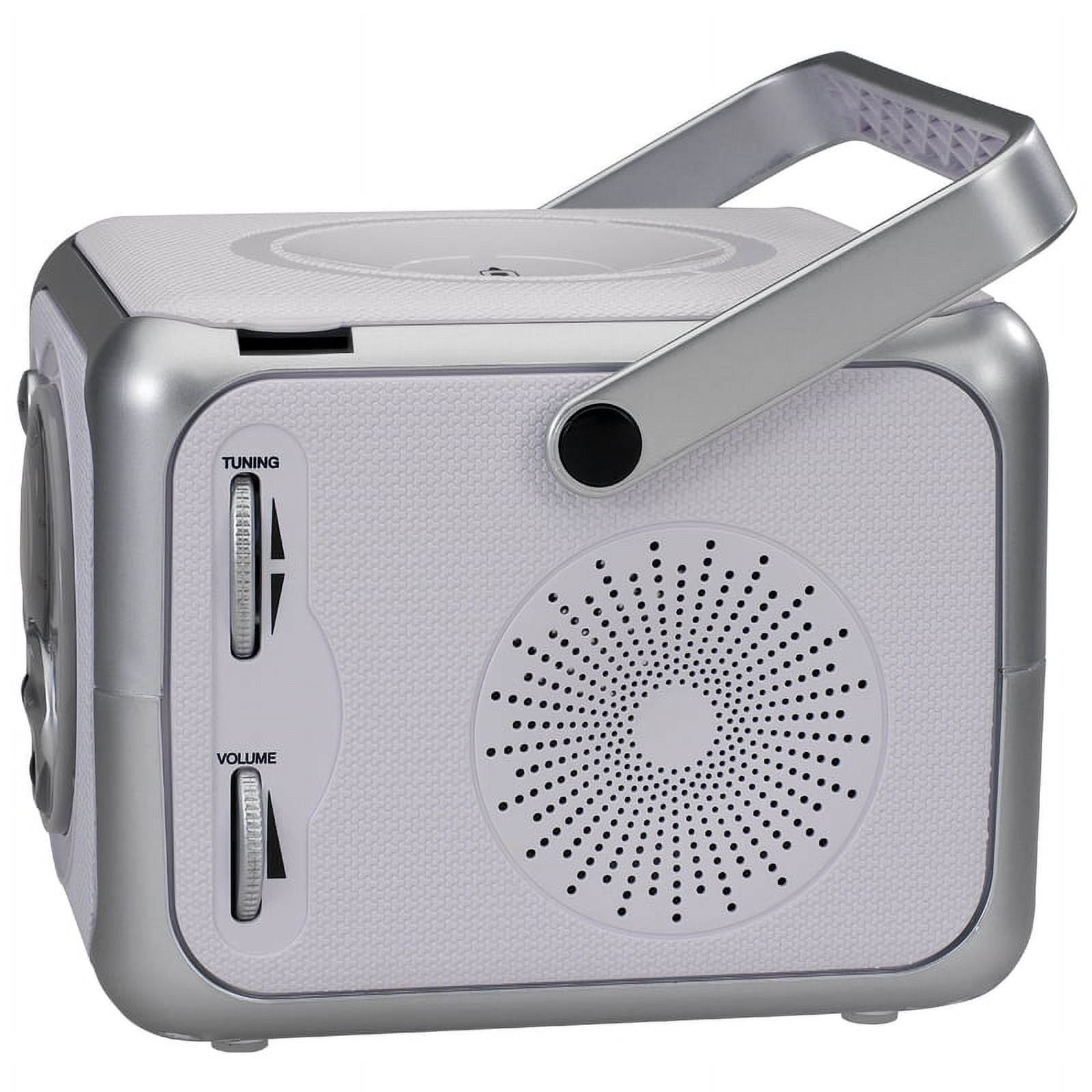 Spectra Merchandising CD-555A 5.25" Portable Bluetooth Music System With CD Player