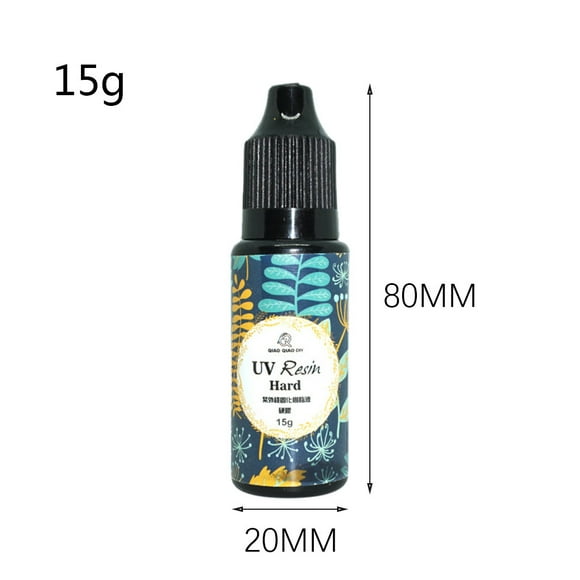 Easter Transparent Resin Hard -Clear Glue DIY Curing Epoxy Resin Jewelry 15g Crazy Glue Spray Glue for Carpet Pool Table Floor Tile Glue Small Glue Bottles Empty Floor Glue Remover Glue for Shoes